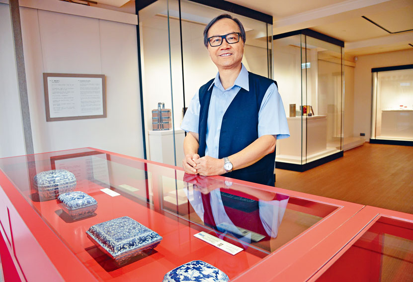 楊春堂說古代盒子工藝精巧，反映古人的品味修養。