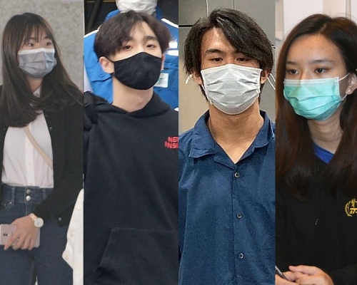 左起：朱慧盈、王逸戰、陳枳森、黃沅琳。資料圖片