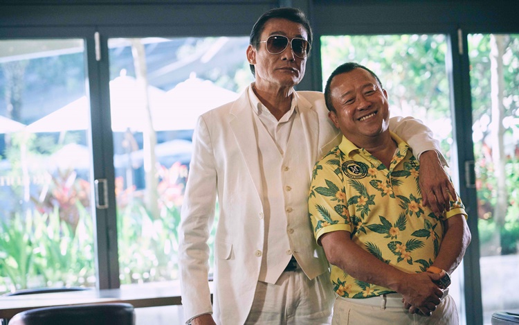 梁家輝和曾志偉分別飾演《大丈夫》的九叔和天哥。