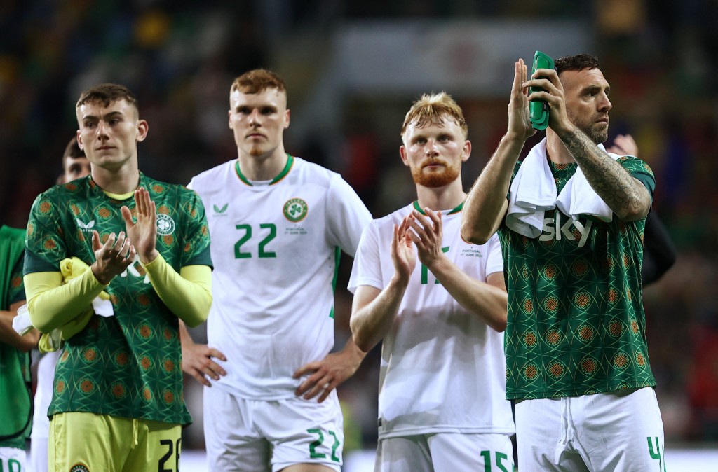 愛爾蘭大敗0:3。Reuters