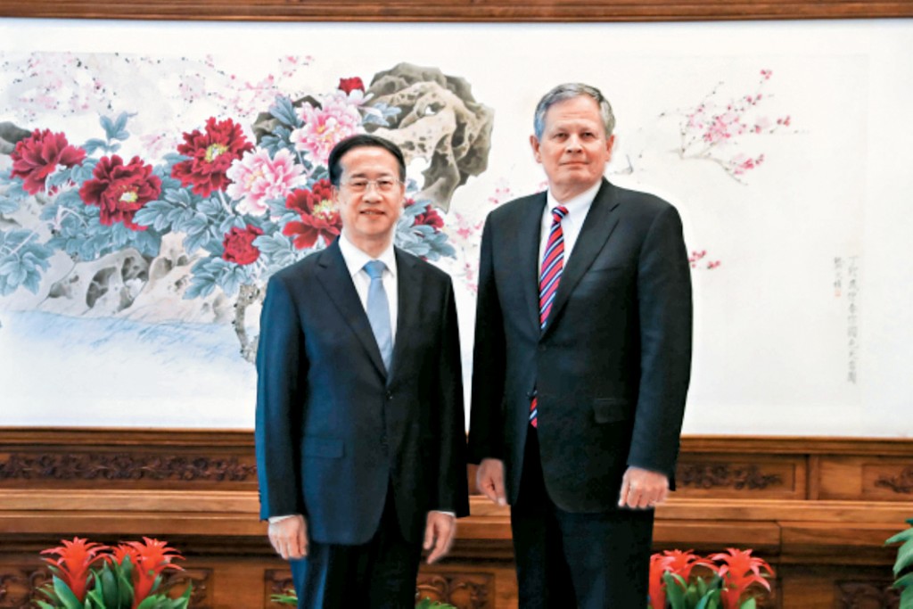 副外长马朝旭晤戴安斯。