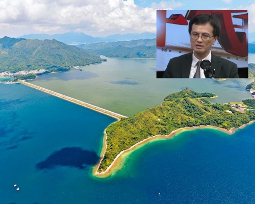 鄒廣榮(右上)認為船填湖可逼使政府發展海水化淡。