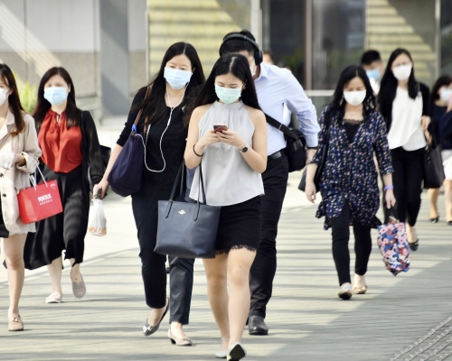 華員會呼籲，全體公務員在2020至2021年度凍薪。資料圖片