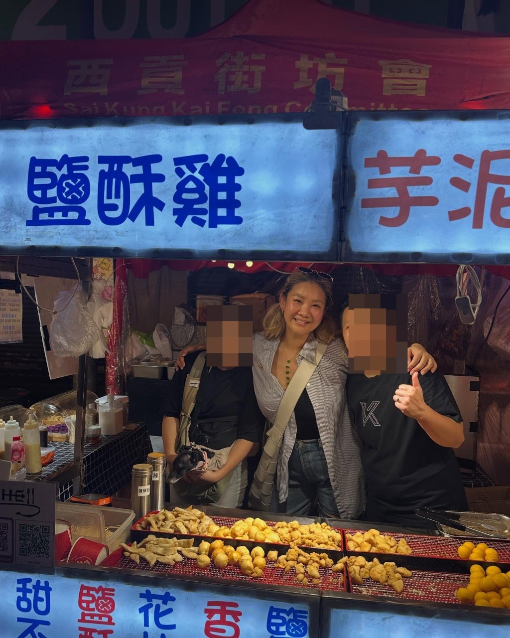 鄭欣宜日前又被網民在西貢巧遇。 鄭欣宜日前又被網民在西貢巧遇。