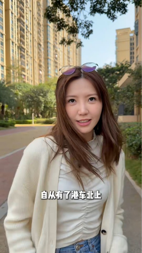 吳若希表示「港車北上」政策是促使她在珠海置業的契機之一。 吳若希表示「港車北上」政策是促使她在珠海置業的契機之一。