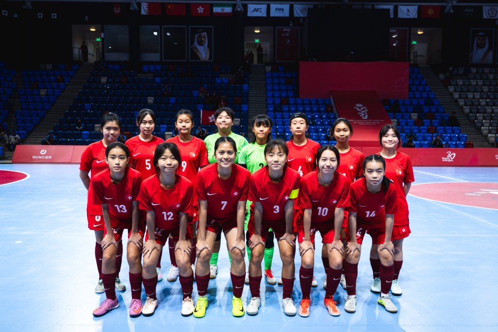 港女足於銅牌戰不敵中華台北。港協暨奧委會圖