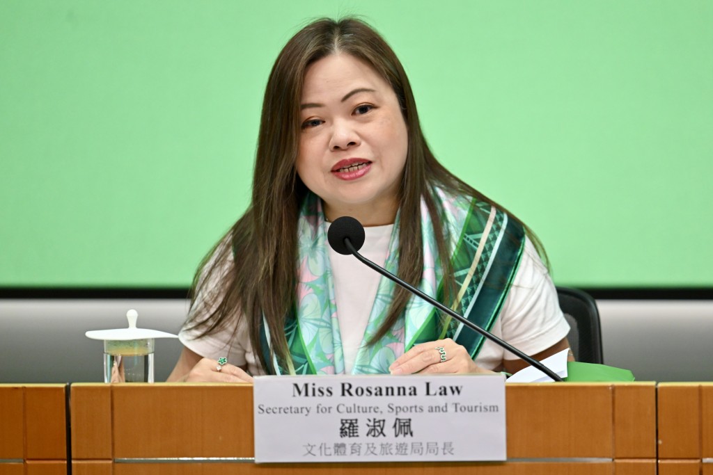 羅淑佩指今年首8個月累計錄得約3,320萬訪港旅客人次，按年增加12%。