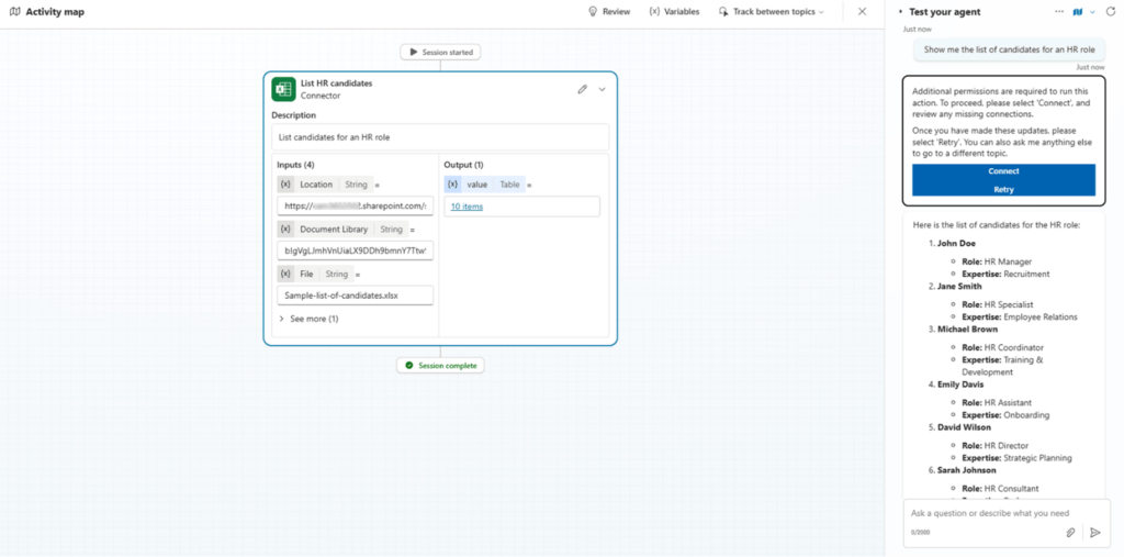 Agent在用戶對答中選擇調用工具。