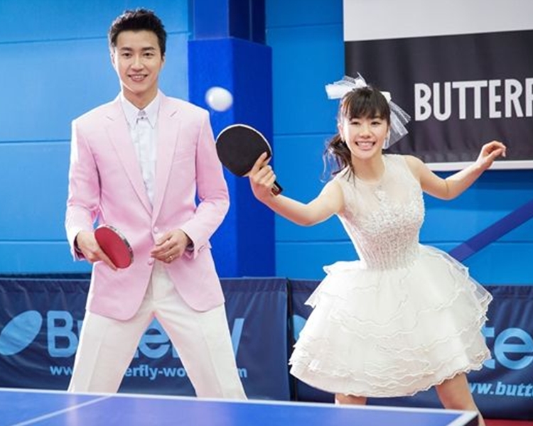 福原愛與江宏傑。