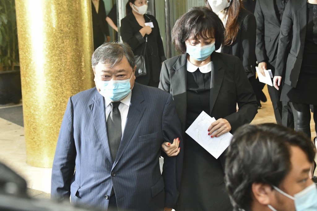 邱達昌夫婦確診新冠肺炎。資料圖片