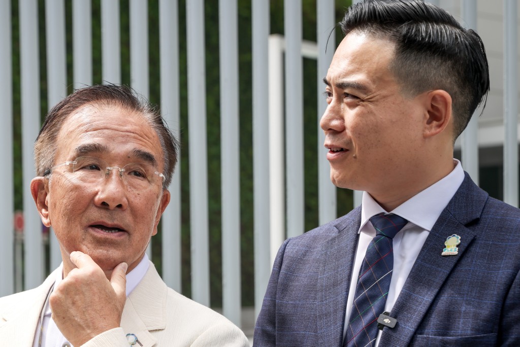 田北辰不尋求連任,交棒莊豪鋒。何家豪攝 田北辰不尋求連任,交棒莊豪鋒。何家豪攝