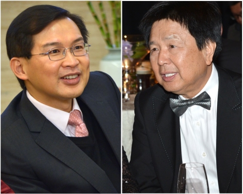 蔡志明(右)、曹貴子(左)。