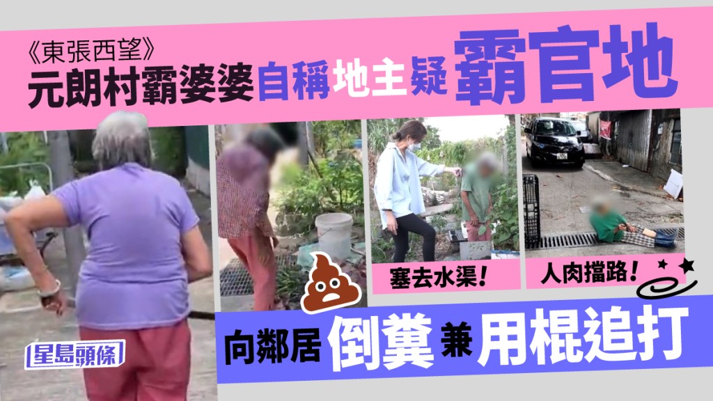 婆婆被村民投訴霸官地,又騷擾鄰居,更阻塞去水渠等,因而犯眾憎。