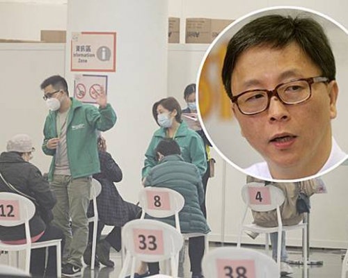 何栢建議邀請打完針的長者講述接種新冠疫苗的原因，增其他長者認同感和接種信心。 資料圖片