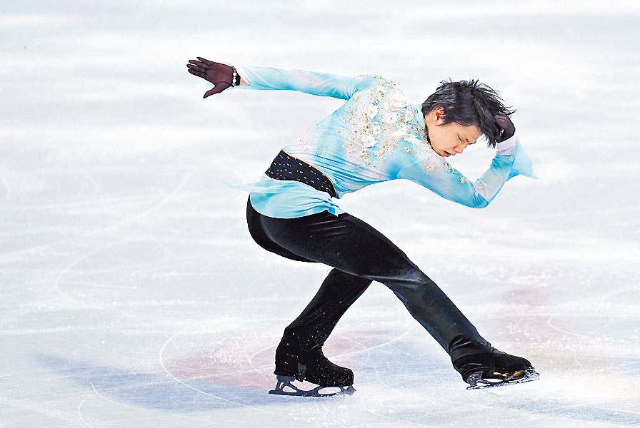 羽生結弦周二宣布不再參加任何競技賽事。