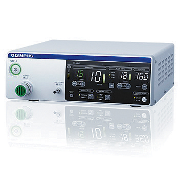 公立醫院全面停用的涉事氣腹機（Olympus High Flow Insufflation Unit，型號UHI-4)。 