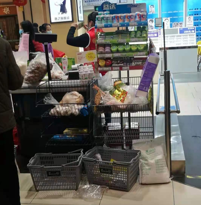 內地其他超市的「孤兒區」。網上圖片