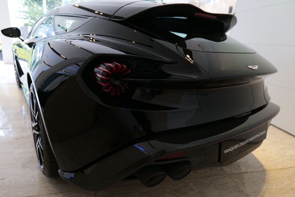 發布會同場展出全球限量99輛、香港只此1輛的2018年Aston Martin Vanquish Zagato Shooting Brake經典特別版。