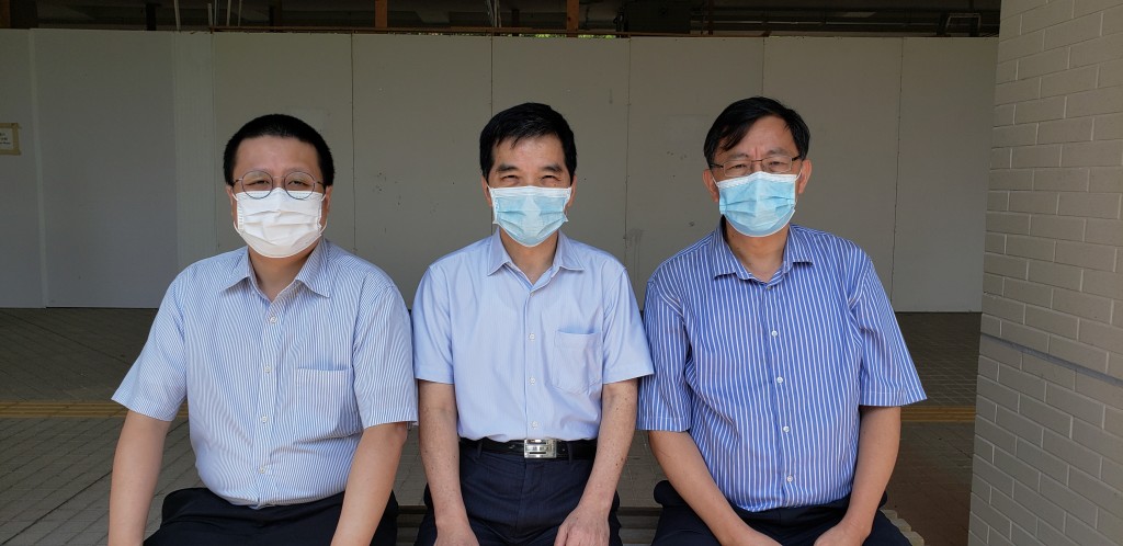 調查由(左至右)江浩民博士、霍秉坤博士、胡少偉博士聯合主持。江浩民博士提供圖片