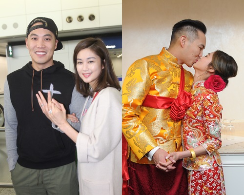香香於去年底做人妻。