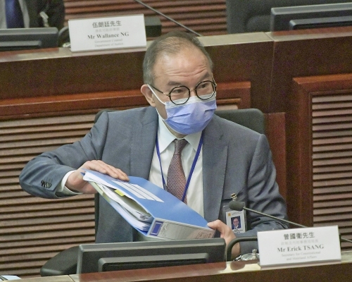 曾國衞反駁坊間對修例批評。資料圖片