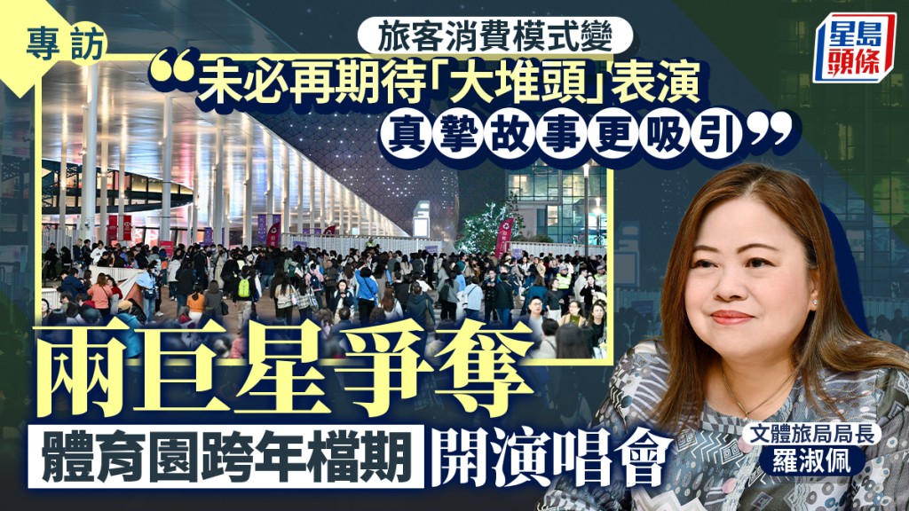 專訪︱羅淑佩：啟德體育園成推動經濟突破關鍵 兩巨星爭奪跨年檔期開演唱會