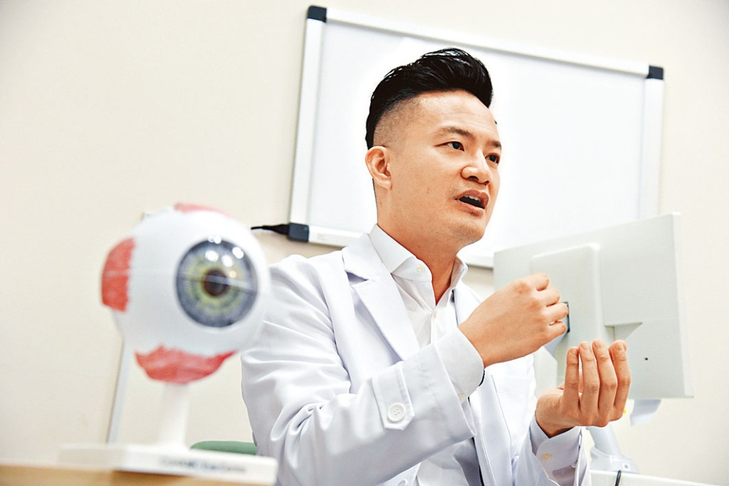 中大醫學院眼科及視覺科學副教授莊金隆表示,接種疫苗有效預防新冠後眼部病症。