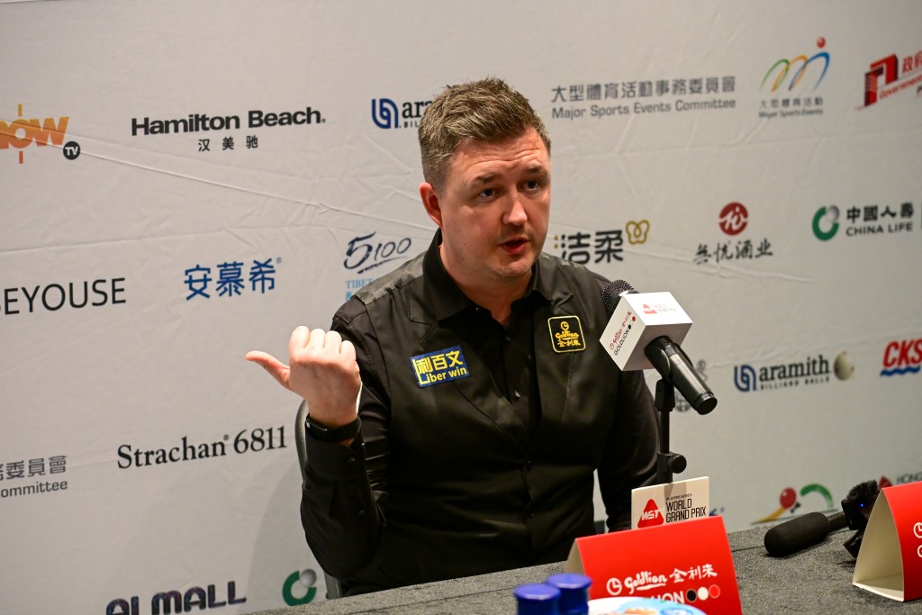 加蘭韋爾遜對賽程調動有微言。攝影:魏國謙 加蘭韋爾遜對賽程調動有微言。攝影:魏國謙