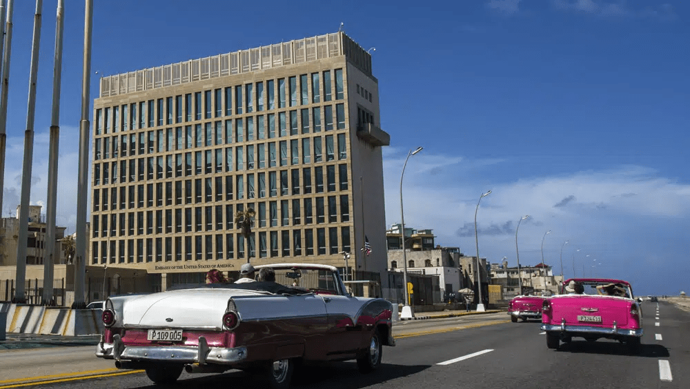 美国驻古巴哈瓦那大使馆官员在2016年首度出现哈瓦那综合症症状。AP