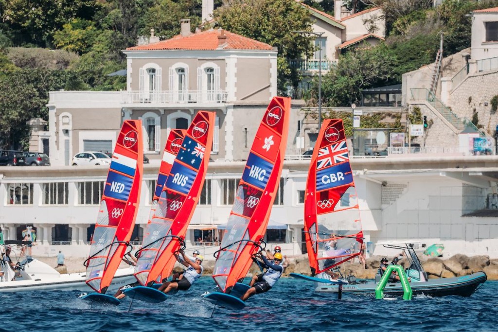 巴黎奥运滑浪风帆赛事。 World Sailing图片