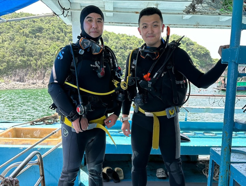 蔡梓銘經常出海。