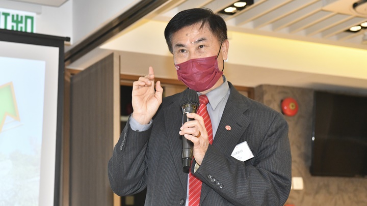 鄭國漢表示嶺大將於西九M+大樓設學習中心。陳極彰攝