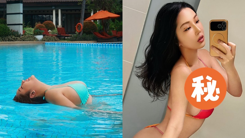 吴浩康旧爱崔碧珈富贵生活惹人艳羡  坐私人飞机日韩豪玩3个月  少布比坚尼包唔住汹涌上围