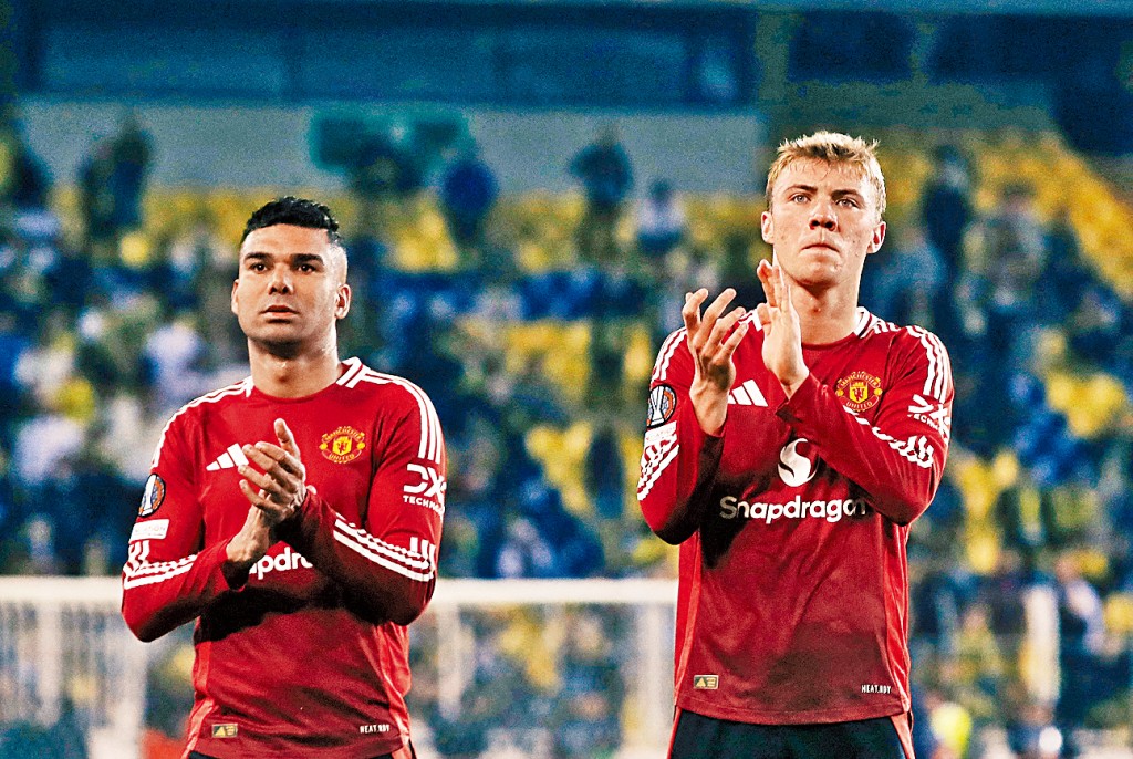 海伦（右）和卡斯米路对艾摩廉十分有信心。