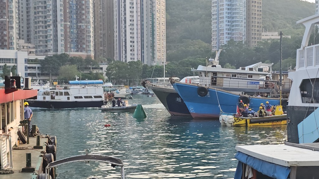 現場為香港仔南避風塘。徐裕民攝