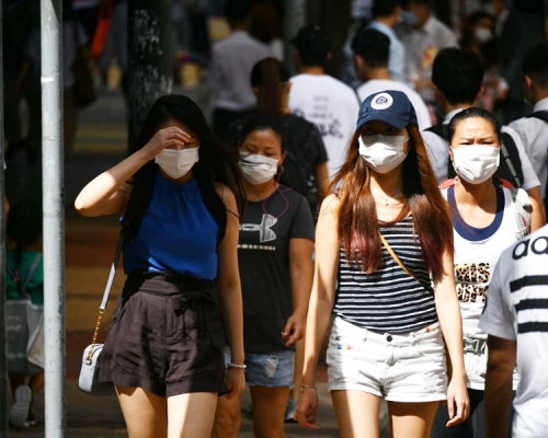 消息指本港新增約九宗確診個案。