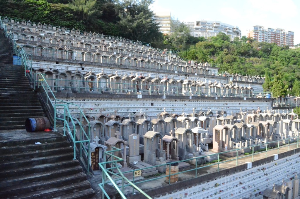 長沙灣天主教墳場。