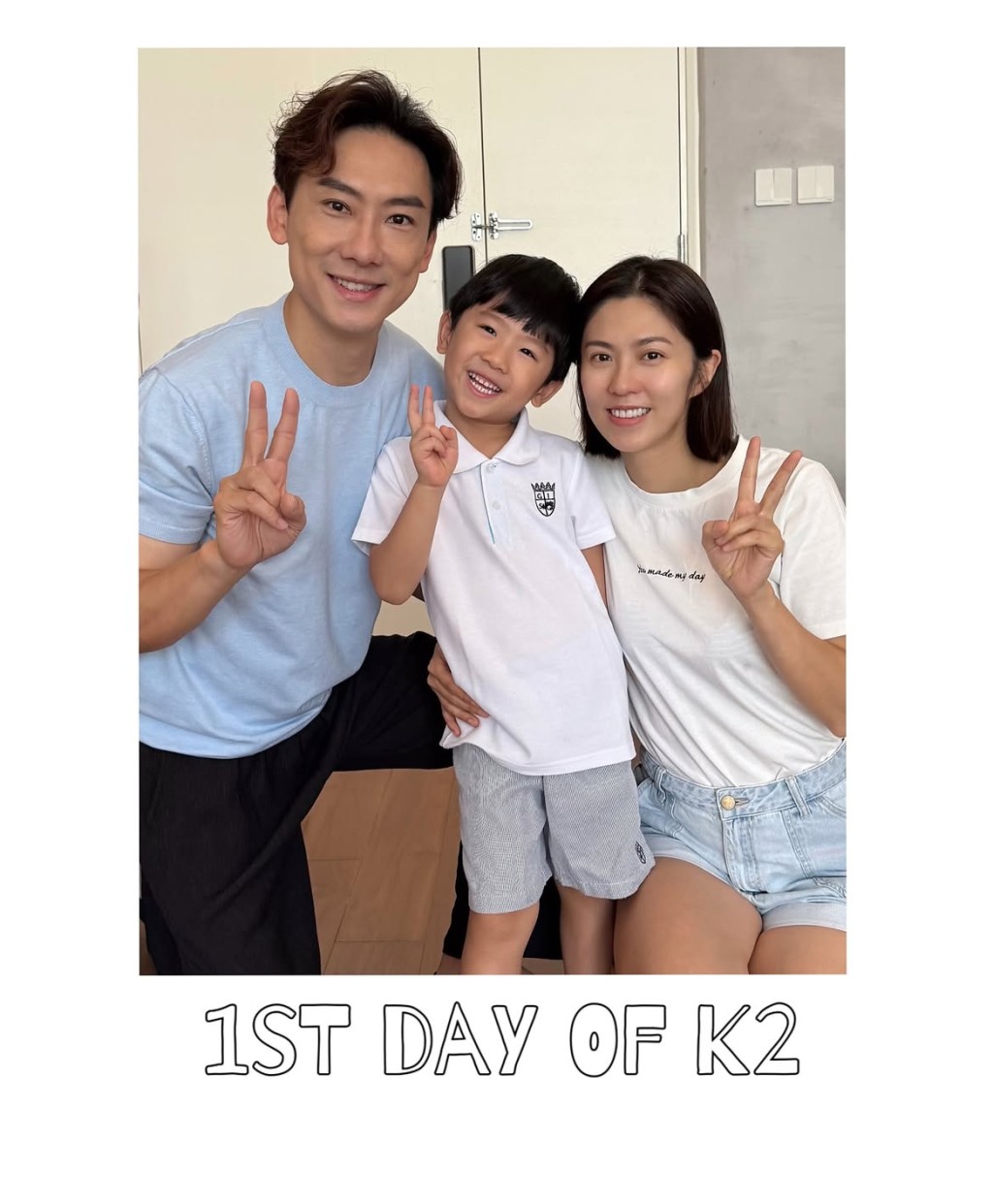 「Patrick Sir」林溥來重溫囝囝讀K2。