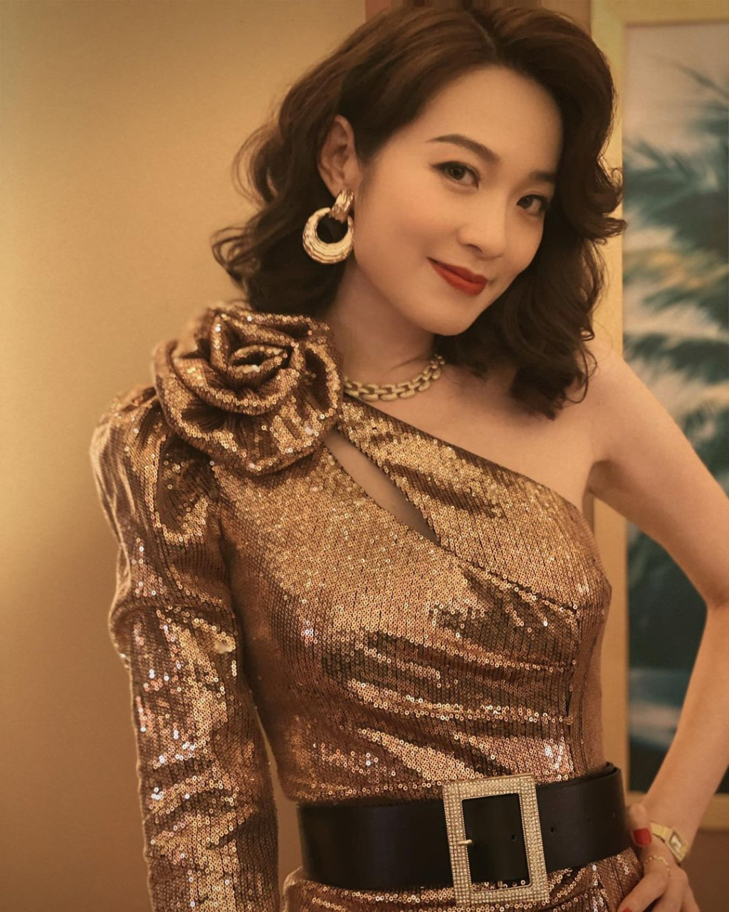 近年受TVB力捧的蔡潔是《一舞傾城》女主角之一。