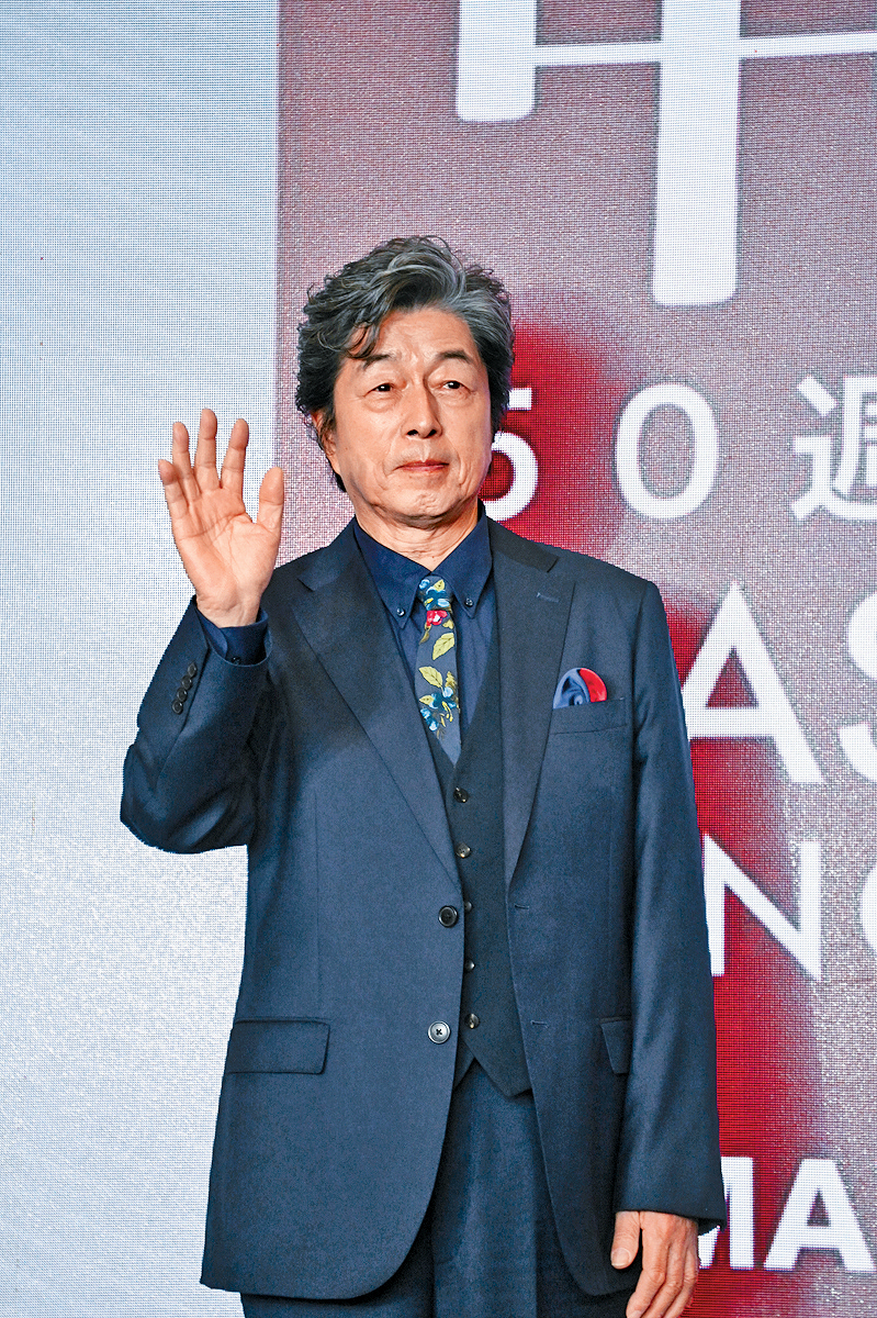 中村雅俊訪港為5月的演唱會宣傳,展現幽默一面。