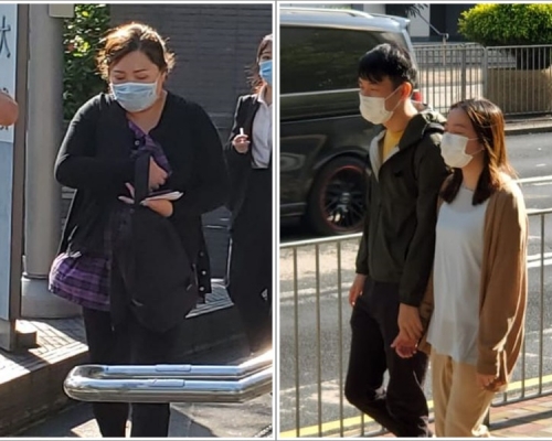 首被告陳惠欣 (左圖),次被告陳曉陽(右圖男子)。