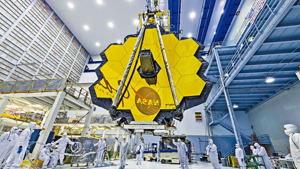 美國太空總署的韋伯太空望遠鏡。 