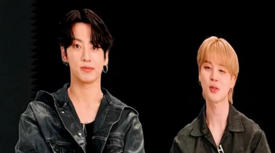 BTS成員柾國(左)跟Jimin(右)拍片,在Disney+的香港發布會播出,介紹實境節目《Are You Sure?!》。 BTS成員柾國(左)跟Jimin(右)拍片,在Disney+的香港發布會播出,介紹實境節目《Are You Sure?!》。