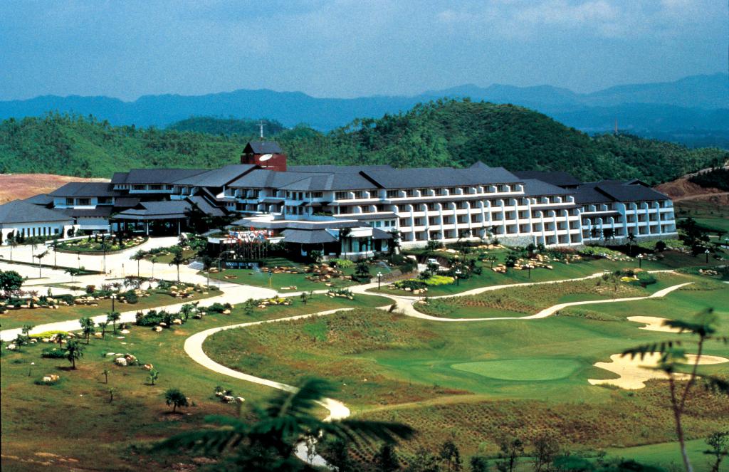 早年觀瀾湖高爾夫球會在深圳的會所。 受訪者提供