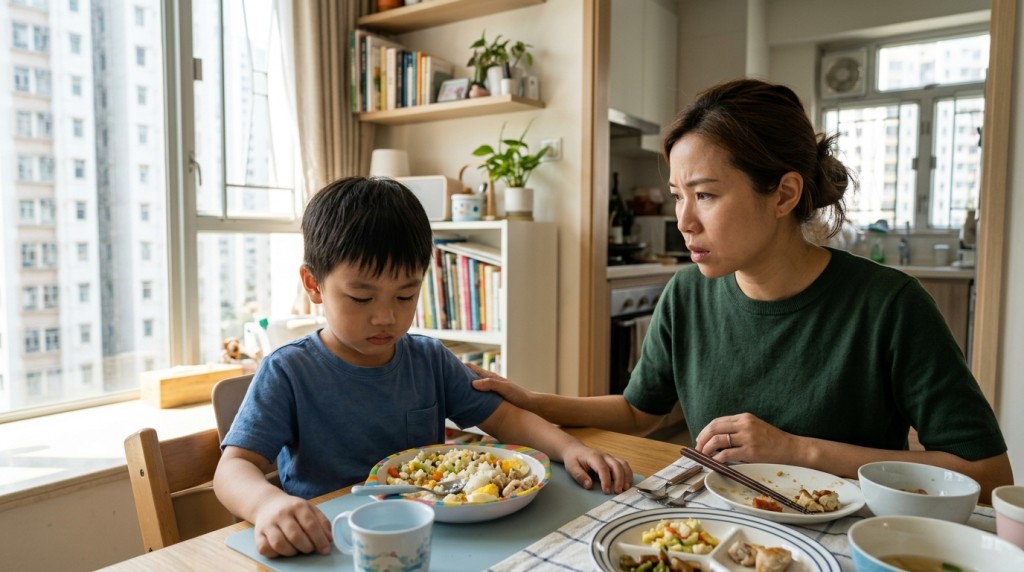 老人家所說的「生積」,其實是中醫的「小兒疳證」,指體形消瘦、飲食異常或減少、面容萎黃、精神欠佳或煩躁不安等症狀,一般出現在5歲或以下的兒童身上。(AI生成示意圖) 老人家所說的「生積」,其實是中醫的「小兒疳證」,指體形消瘦、飲食異常或減少、面容萎黃、精神欠佳或煩躁不安等症狀,一般出現在5歲或以下的兒童身上。(AI生成示意圖)