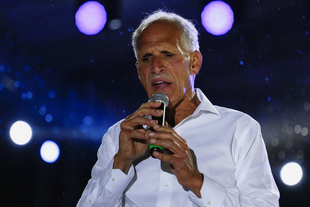 候選人「國家黨」的阿斯夫拉。路透社