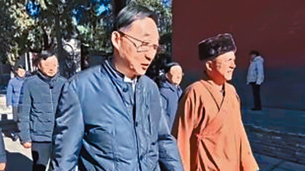 河南省委書記劉寧前日往嵩山少林寺及少林景區視察。