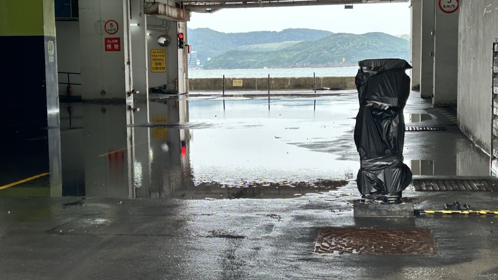 幸停車場未見水浸。蔡楚輝攝