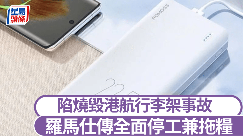 網傳充電寶生產商羅馬仕全面停工停產。