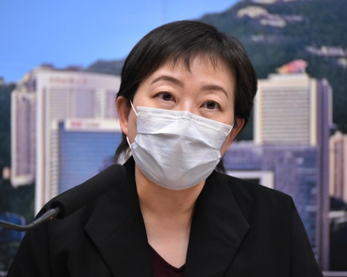 張竹君公佈本港疫情。